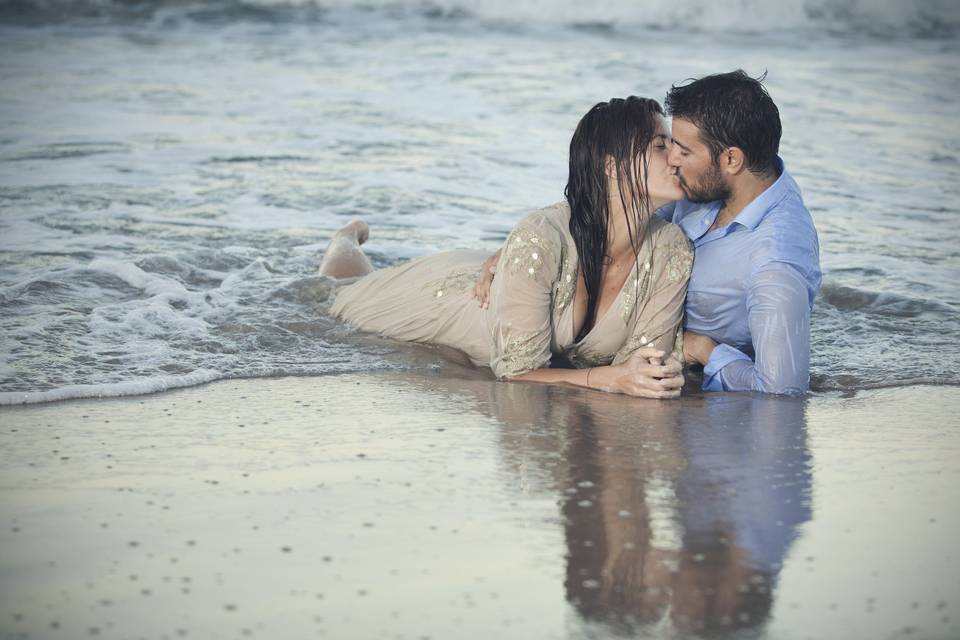 Postboda en la playa El Saler