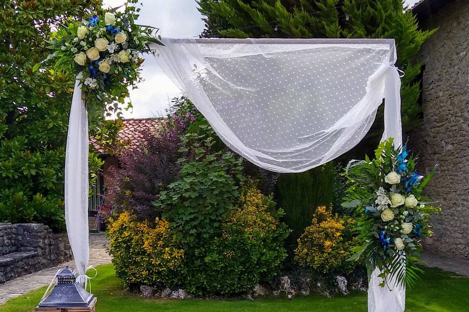 Boda en el jardín