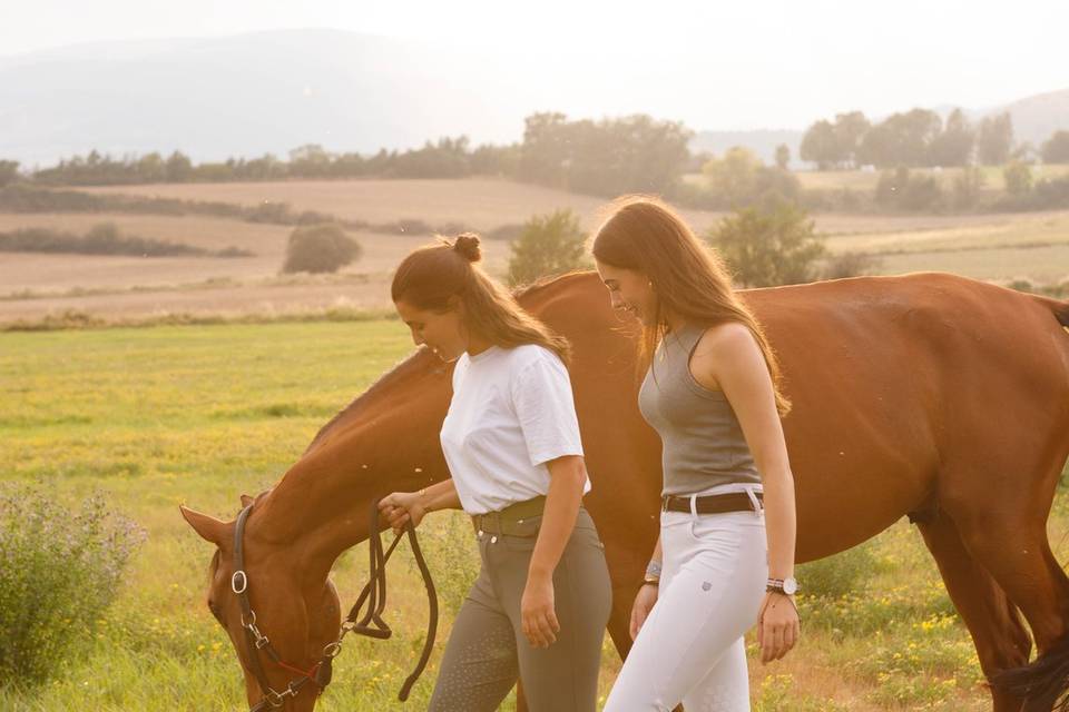 Carlota y Tatiana