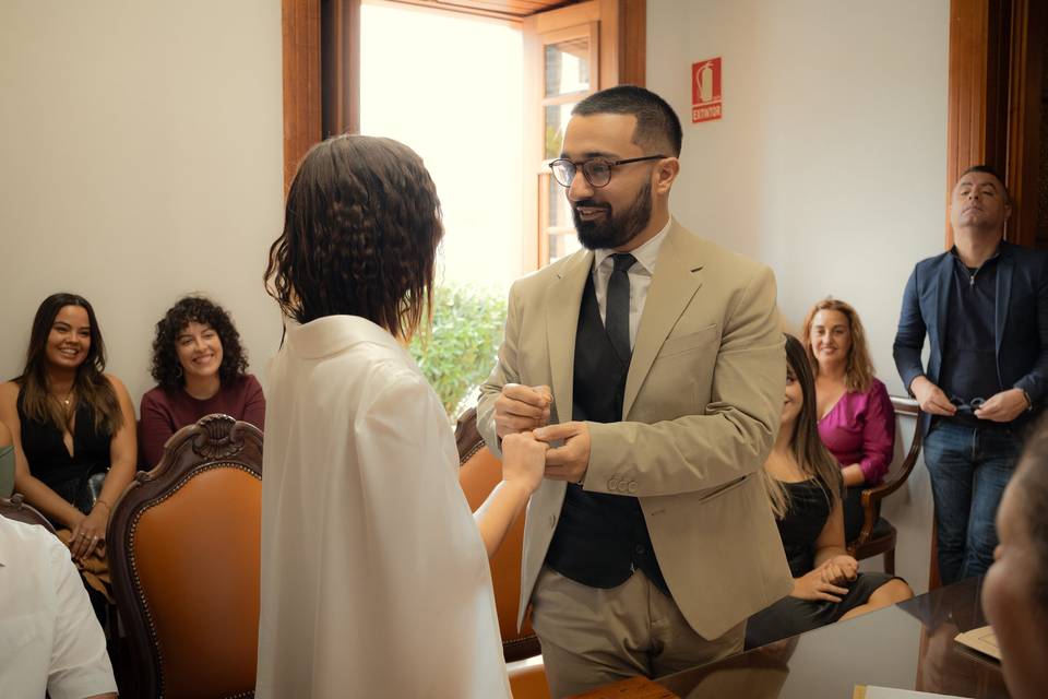 Boda Civil-anillos