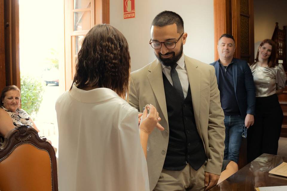 Boda Civil-anillos