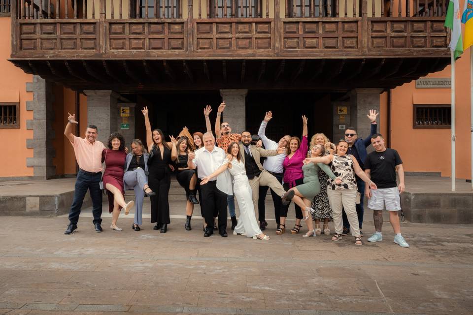 Boda Civil-Familia