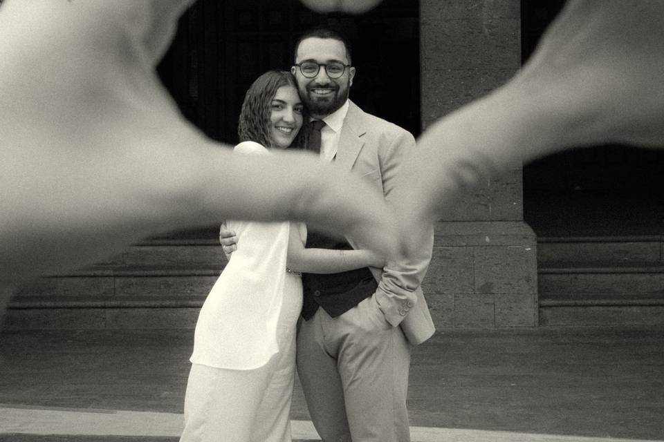 Boda Civil-Recién casados
