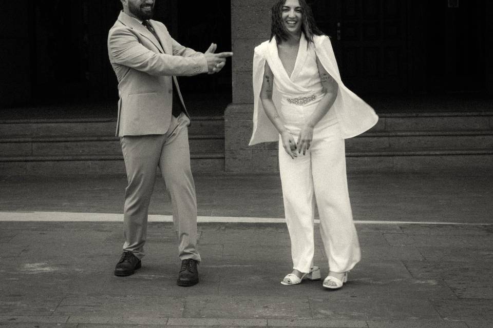 Boda Civil-Recién casados