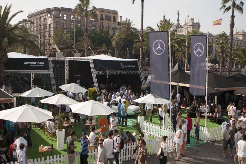 Evento Mercedes Barcelona Port