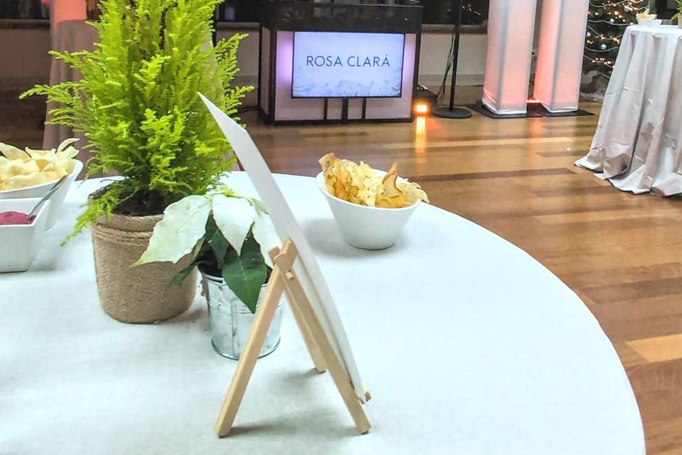 Evento Rosa Clará Totems y TV