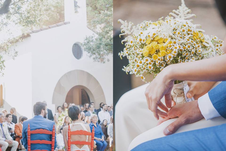 La boda de O & V