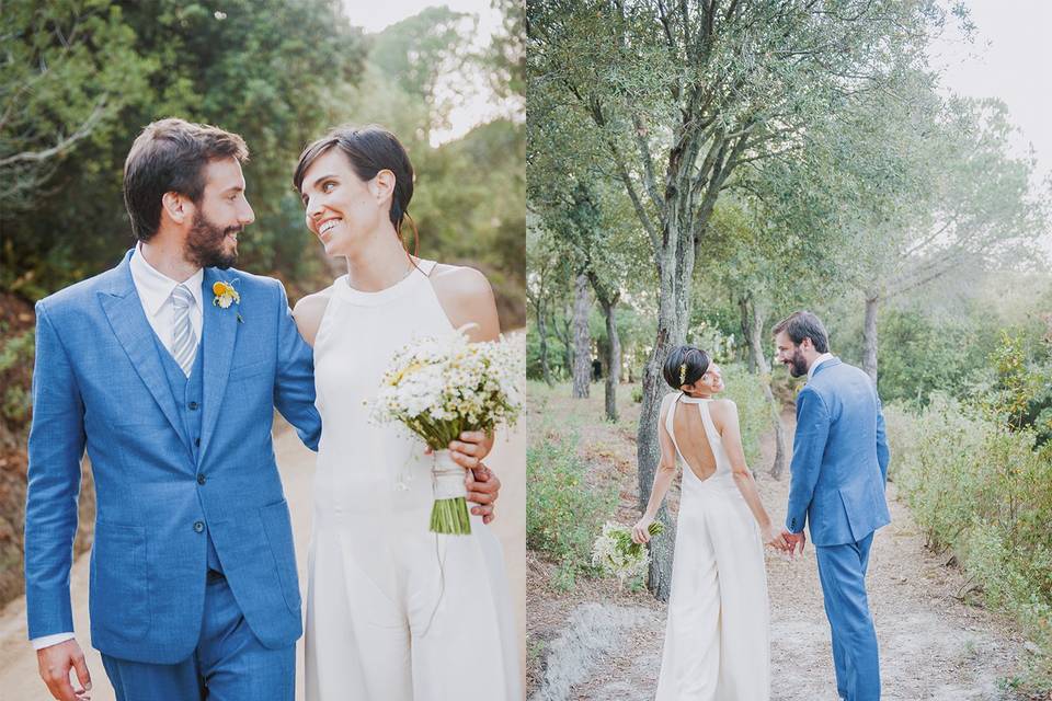 La boda de O & V