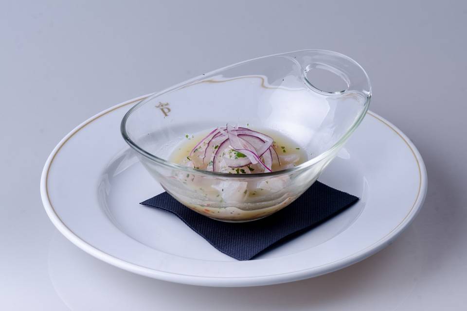 Ceviche de corvina