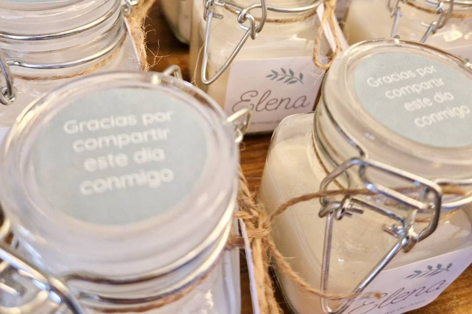 Vela artesanal personalizada