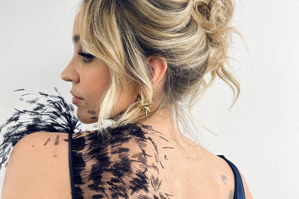 Maquillaje y peluquería evento