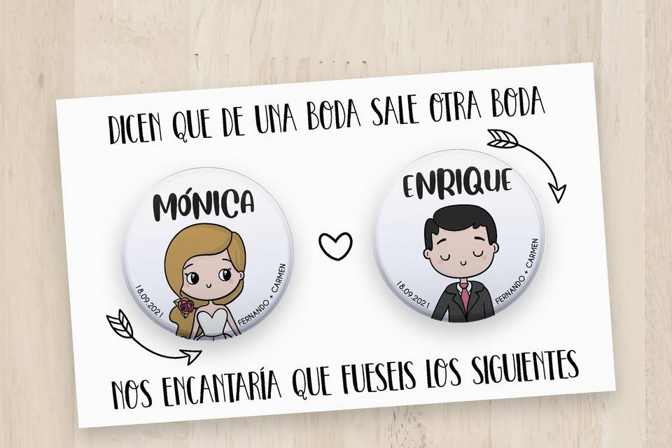 Chapas de detalle para los siguientes