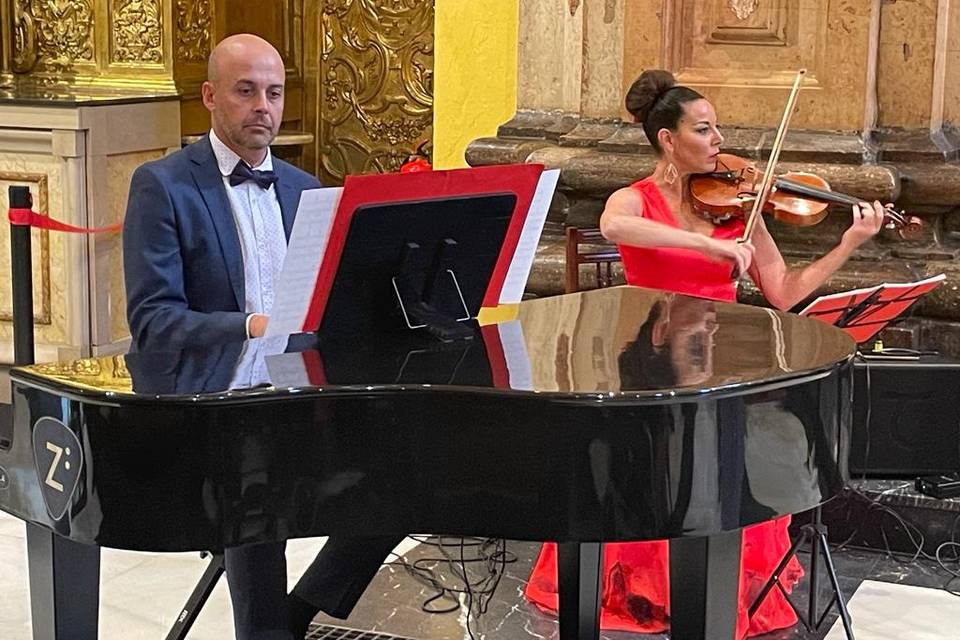 Pianista y violinista para tu boda