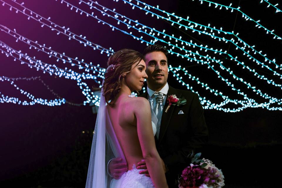 Wedding Lights Photo