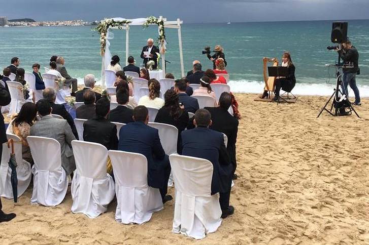 Ceremonia en la playa