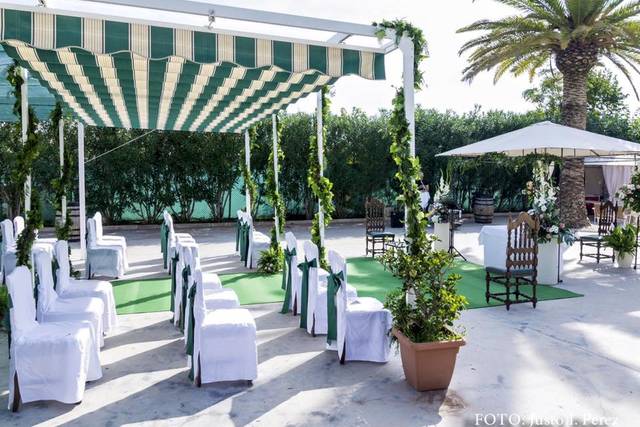 Boda civil exterior
