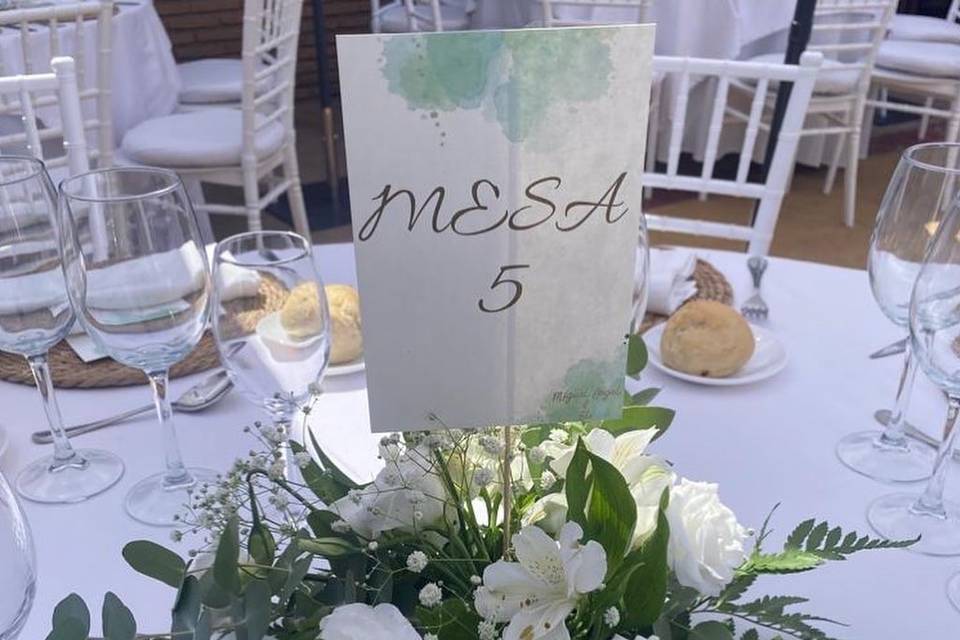 Mesas de boda