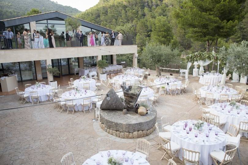 Ceremonia con rosas