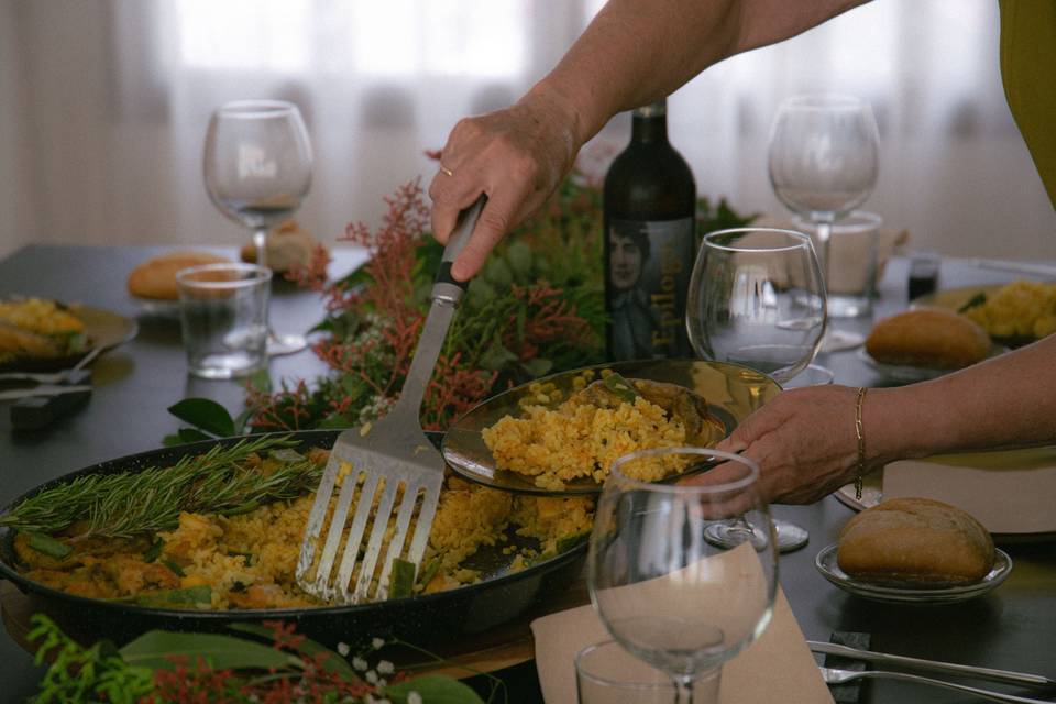 Comida en casa