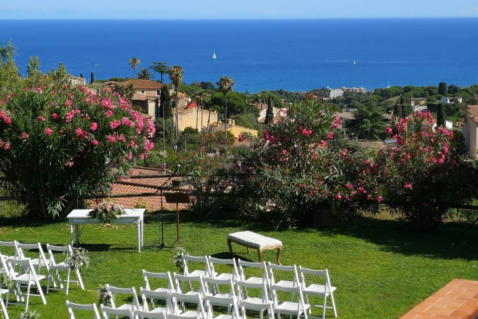 Una ceremonia con vistas