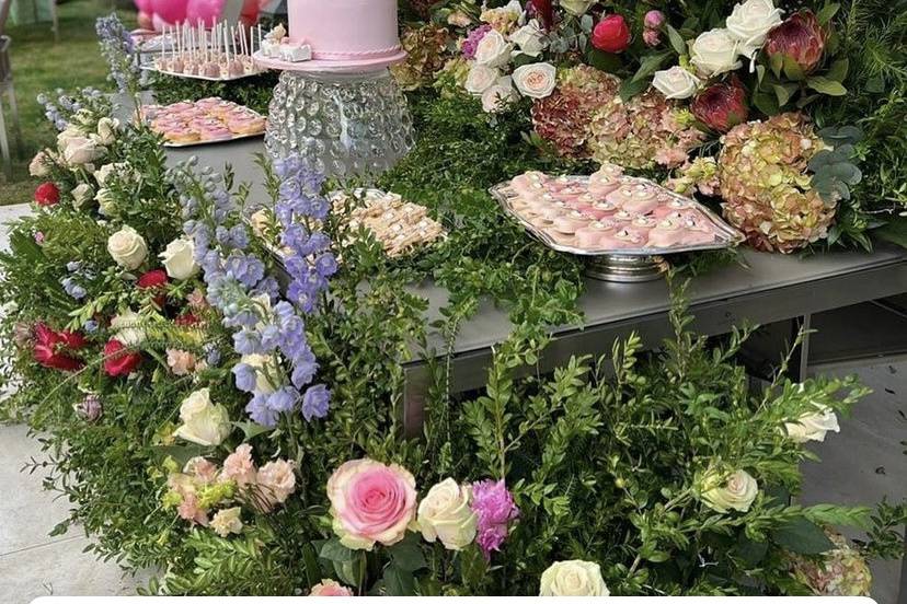 Candy bar de flores