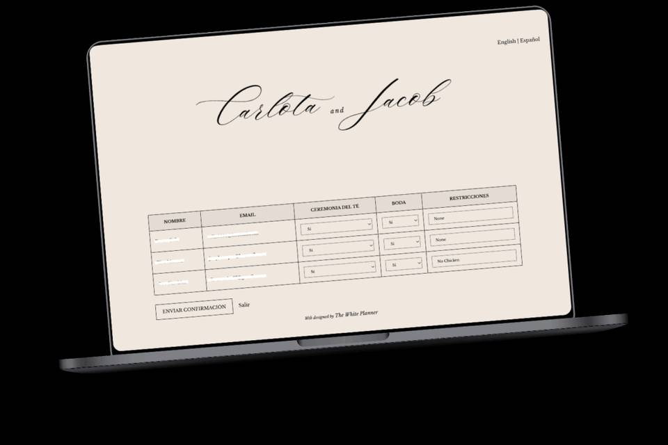 La web de Jacob y Carlota