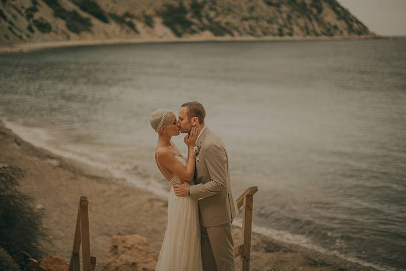 Pura naturalidad de los novios