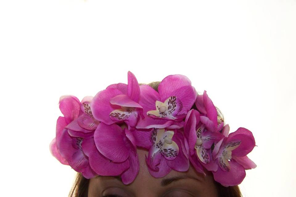 Flores para el cabello