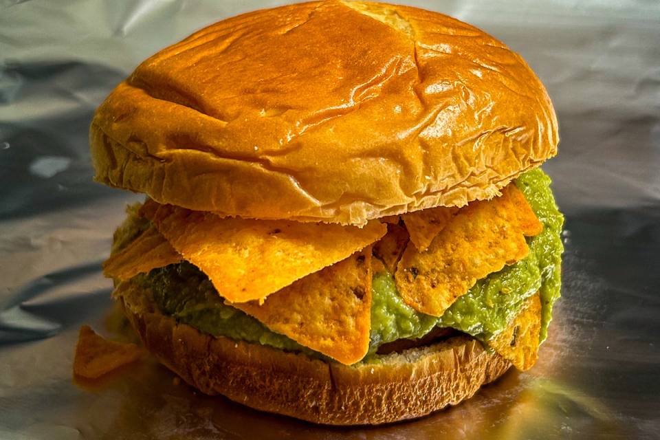 Burger Vegana con Guacamole