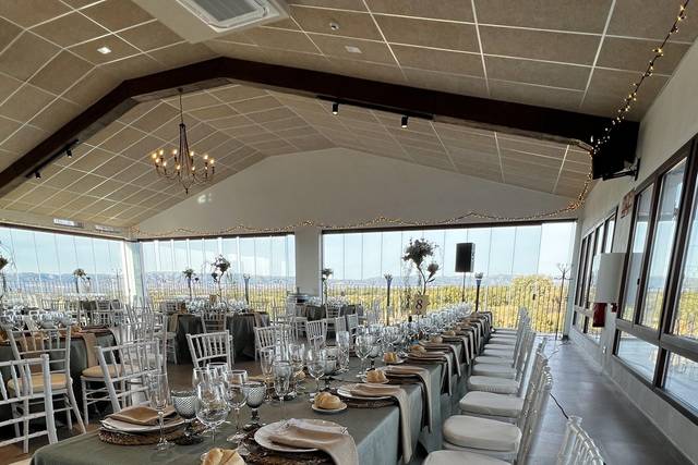 Decoración mesa boda