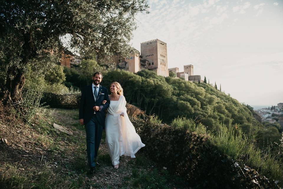 Boda con vistas a la Alhambra