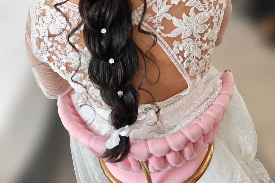 Falsa trenza novia