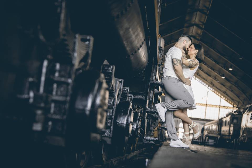 Amor a vista de tren
