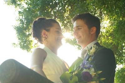 Postboda en el parque