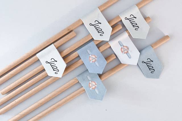 Pajitas personalizadas