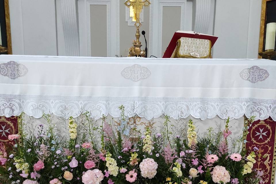 Decoración altar
