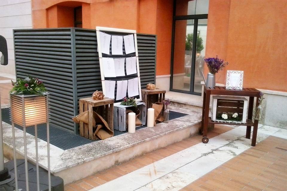 Patio, detalles