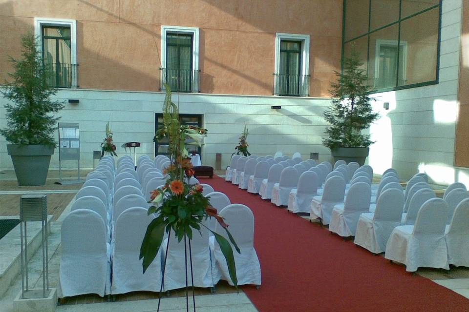 Patio del hotel