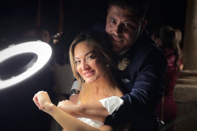Novios con tatuaje