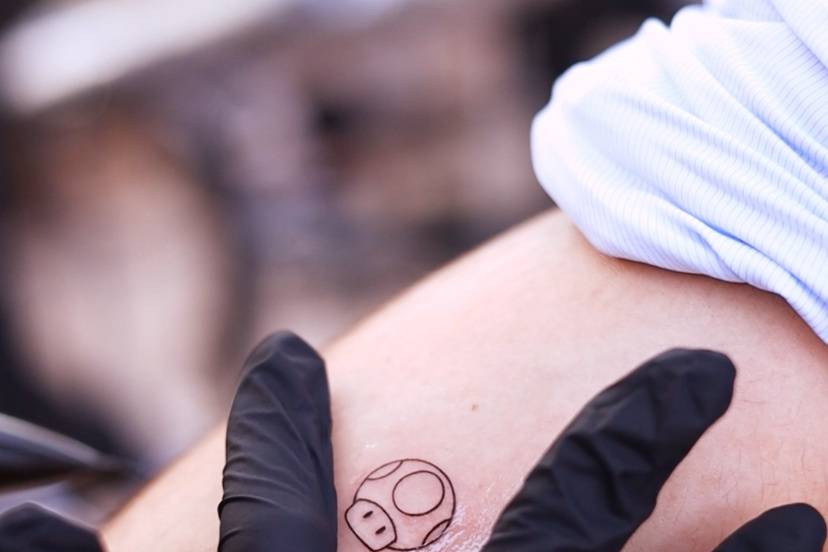 Tatuaje en boda