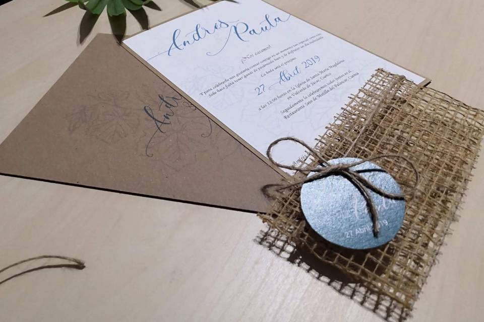 Invitación de boda