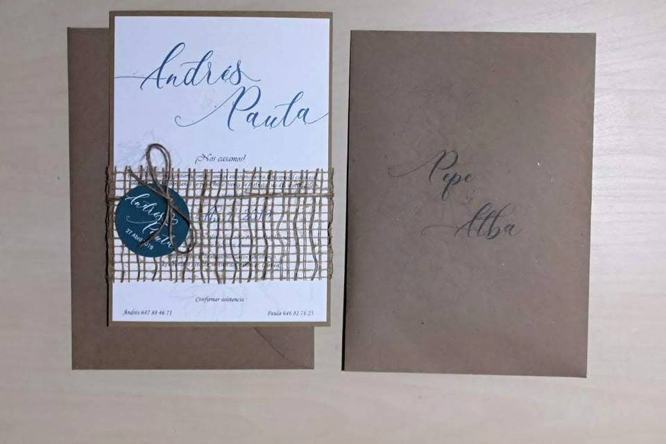 Invitación de boda