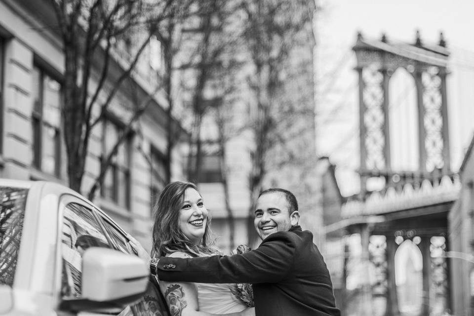 Postboda en Times Square