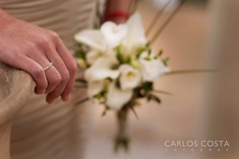 Detalle de la novia