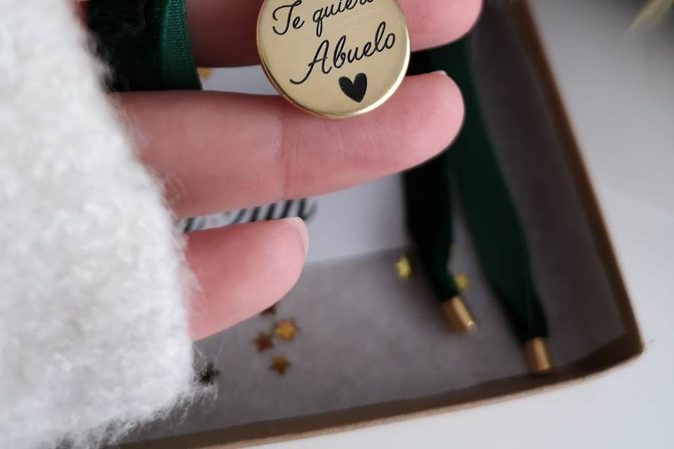 Lazo para ramo de novia personalizado