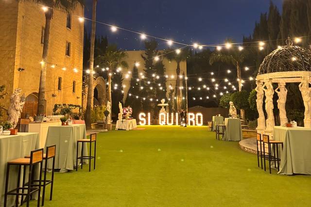 Jardin estaciones noche