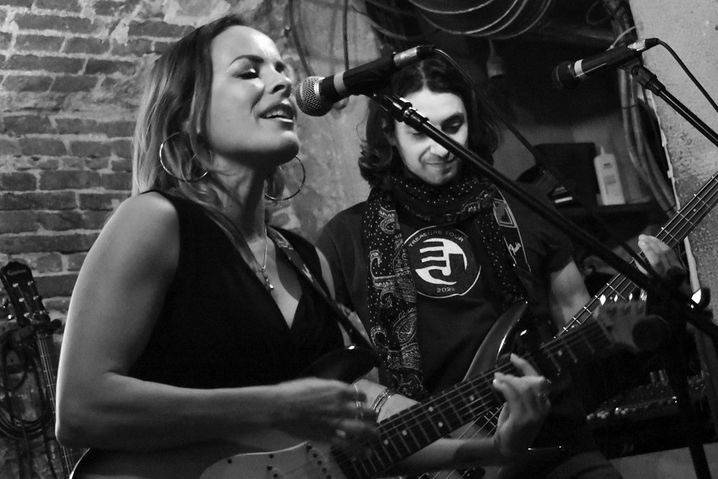 Singing with a band