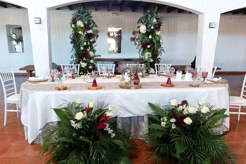 Decoración mesas