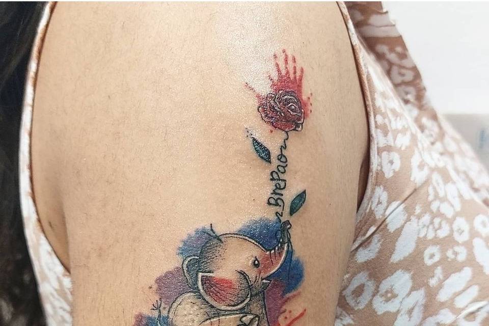 Tatuaje a color