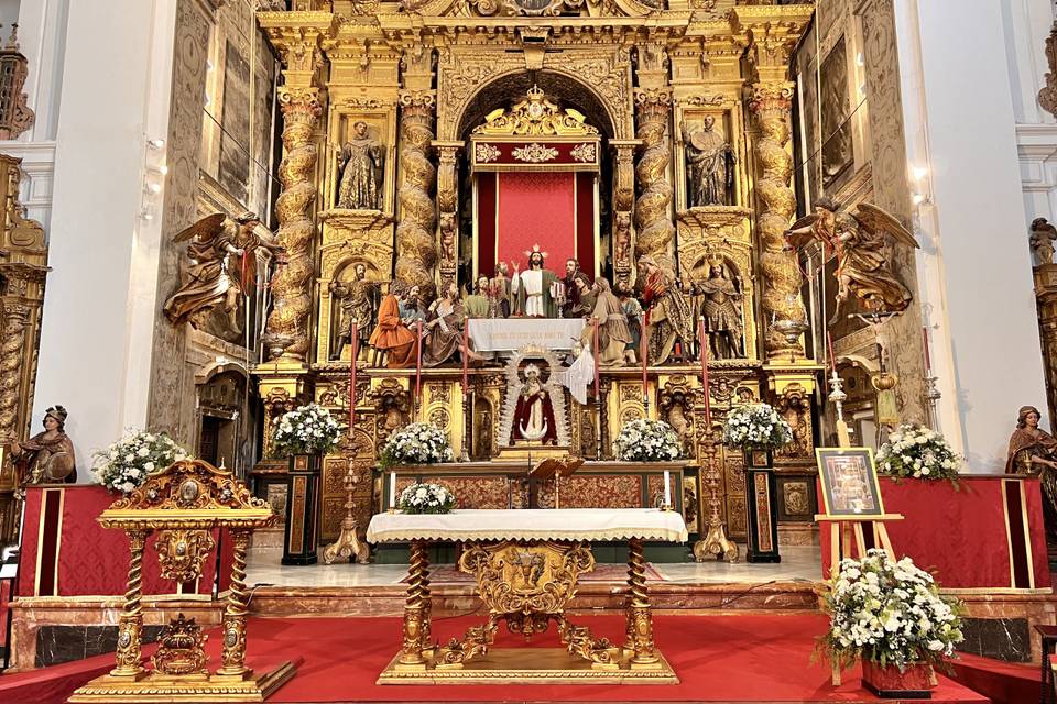 Decoración altar